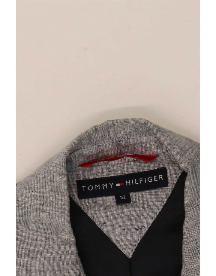 Tommy Hilfiger Veste Blazer 3 Boutons Homme IT 52 XL Gris Moucheté