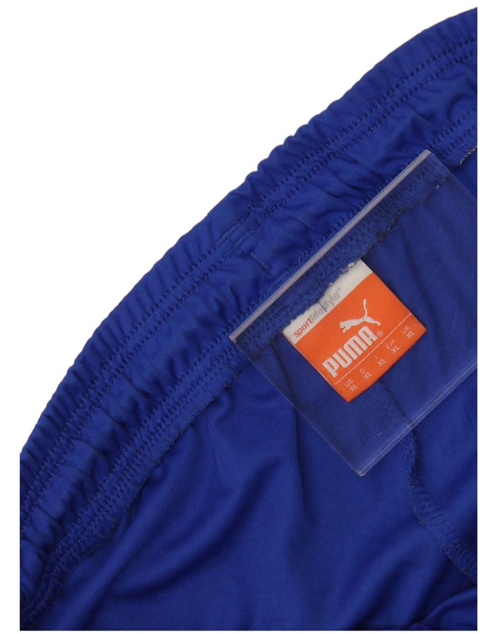 Puma Short de Sport Graphique Homme XL Bleu