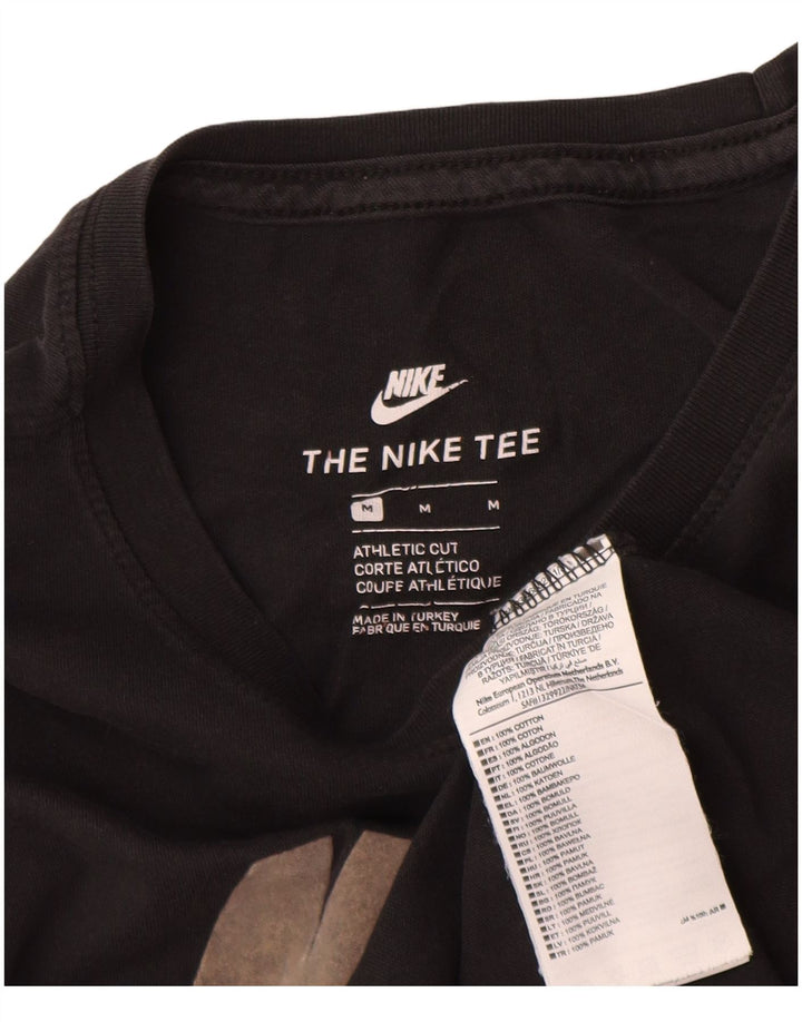 Nike Hommes Athletic Cut Graphic T-Shirt Haut Noir Moyen Coton