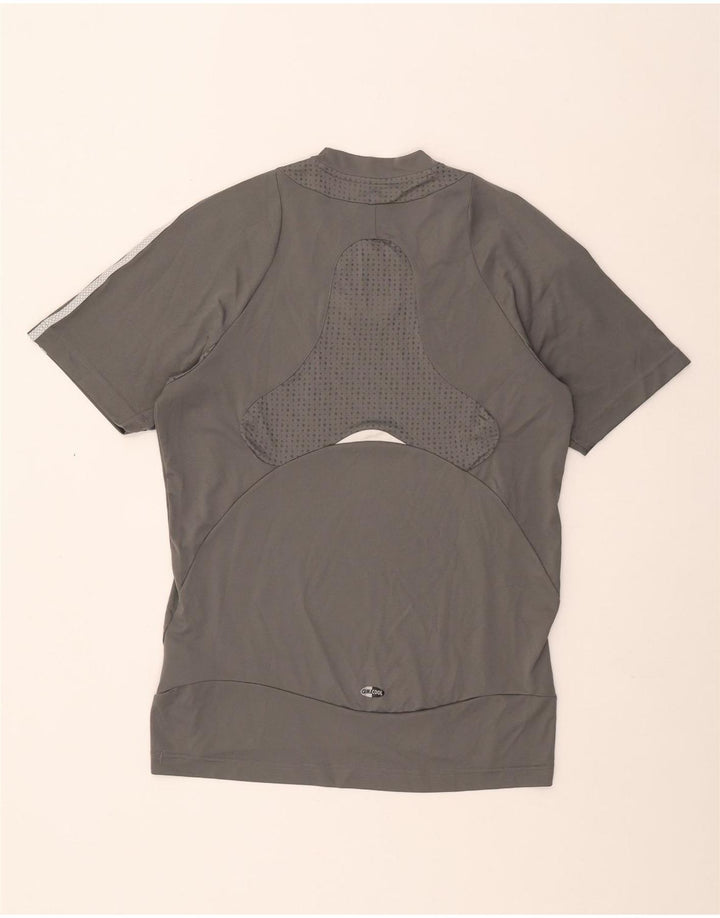 Adidas Hommes Climacool T-Shirt Haut Petit Gris Colorblock Polyester