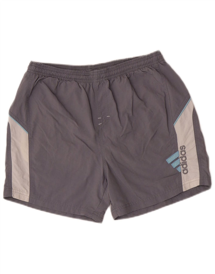 Adidas Short de Bain Garçon 15-16 ans Gris Colorblock Polyester