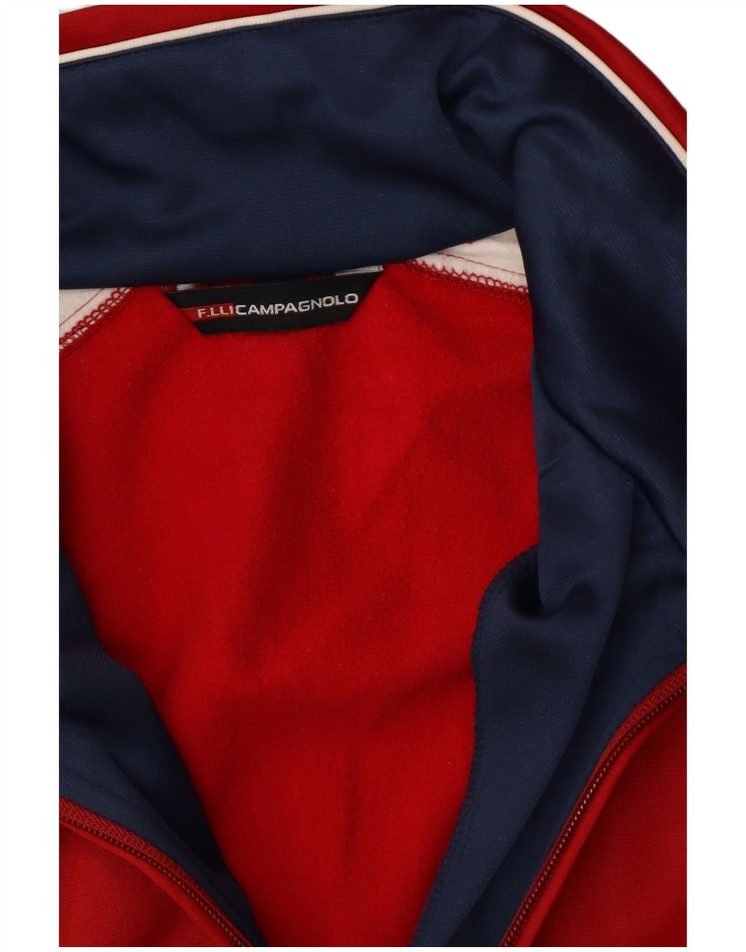 F.LLI Campagnolo Veste de Survêtement Homme Rouge Moyen Polyester Colorblock