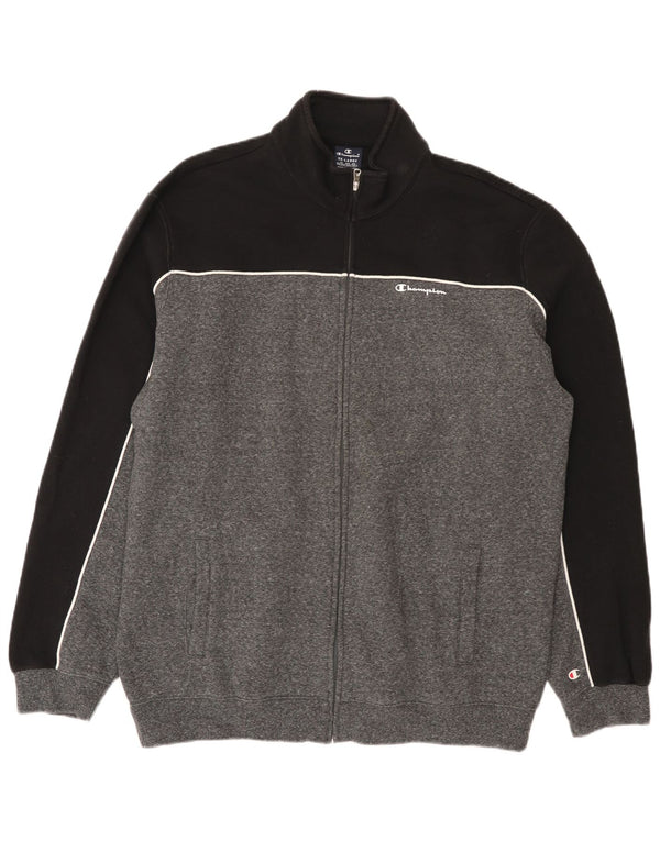 Champion Veste de survêtement pour homme 3XL Gris Colorblock Coton
