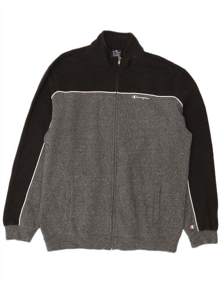 Champion Veste de survêtement pour homme 3XL Gris Colorblock Coton