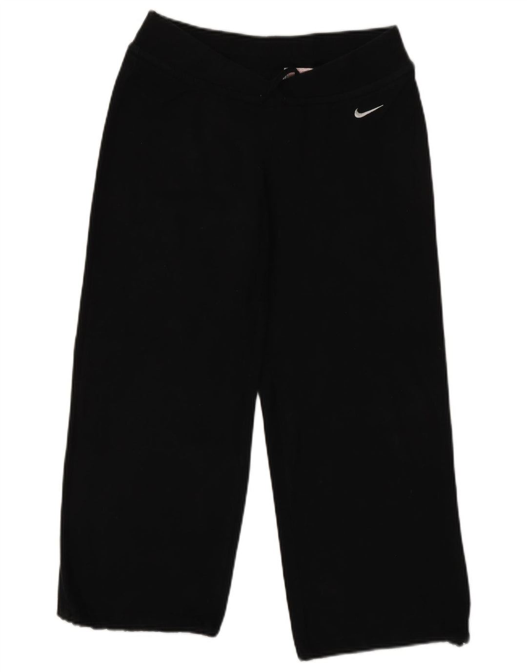 NIKE Pantalon de survêtement Capri pour femme UK 8/10 Petit coton noir