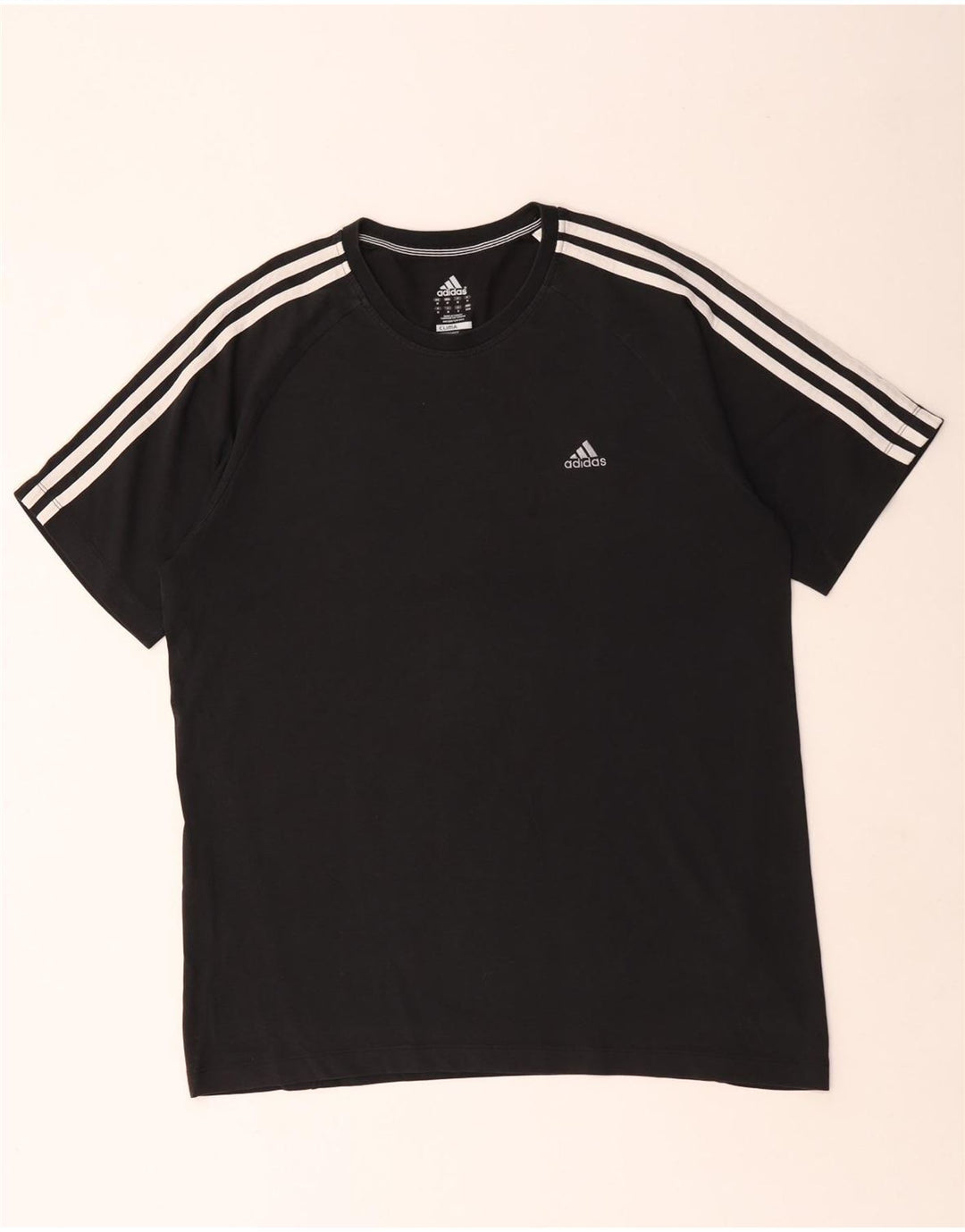 Adidas Hommes Clima 365 T-Shirt Haut Noir Moyen Coton