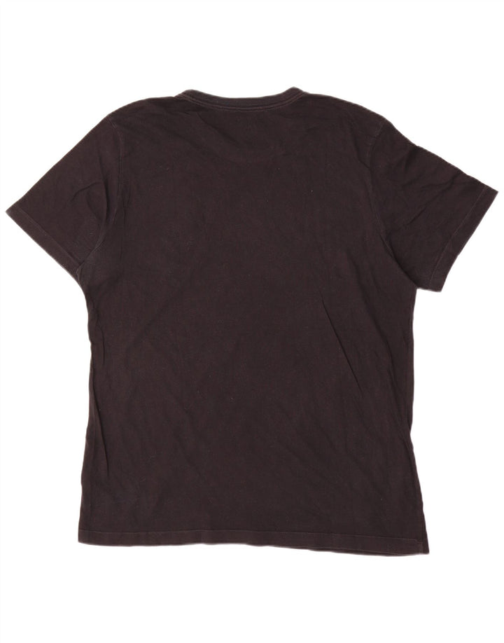 Nike T-shirt graphique pour homme en coton noir Taille L