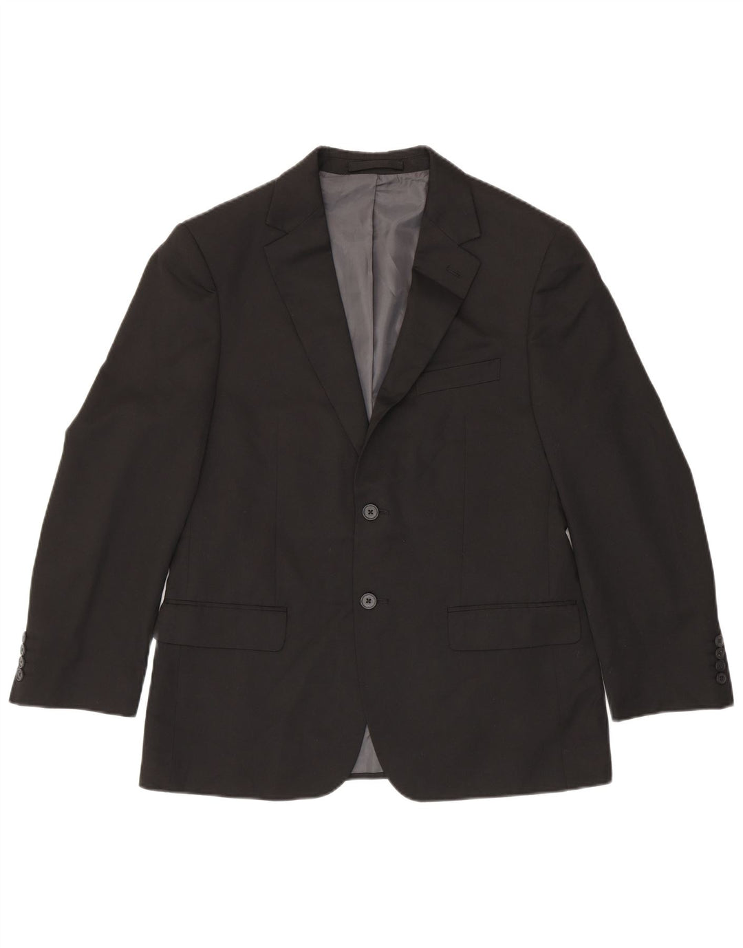 Marks & Spencer Veste blazer courte à 2 boutons pour homme UK 40 Noir moyen