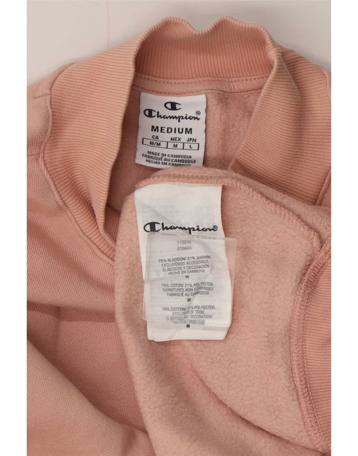 Champion Sweat-shirt surdimensionné pour femme UK 14 Coton rose moyen