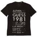 Guess T-Shirt Graphique Homme Noir Moyen