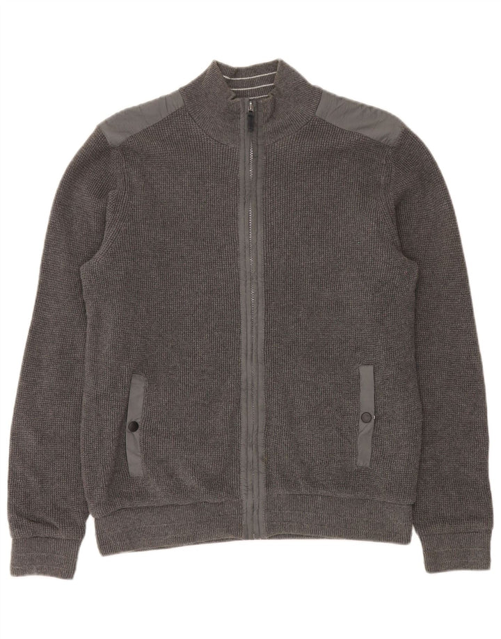 Marks & Spencer Cardigan Blue Harbor Coupe Regular Homme Gris Moyen