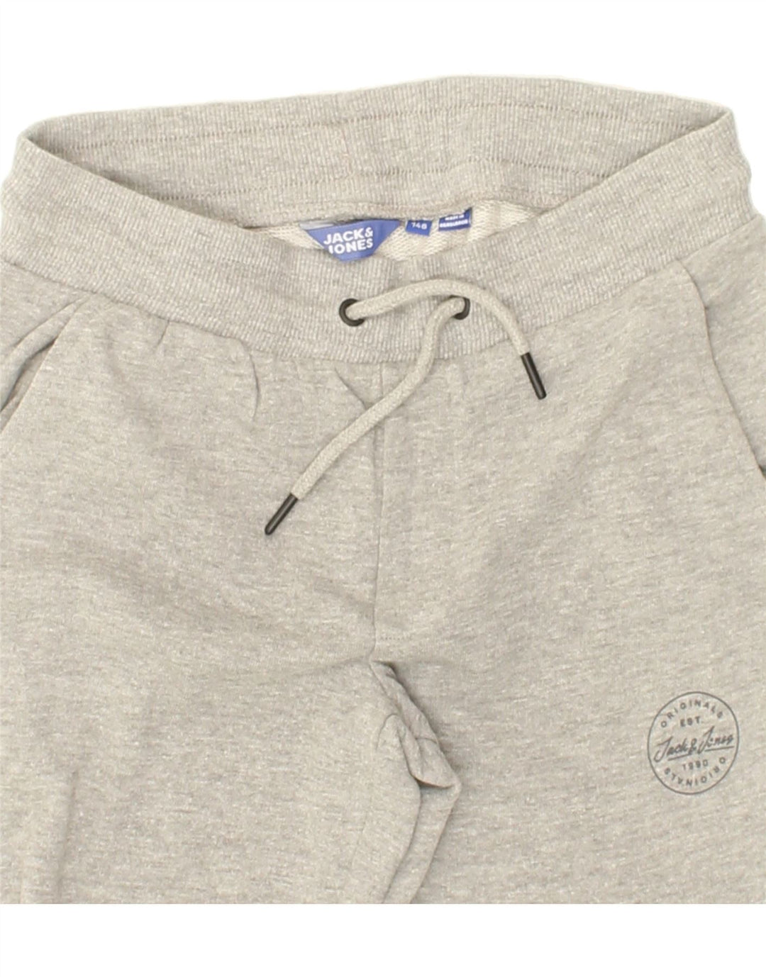 JACK & JONES Boys Tracksuit Trousers Joggers 12-13 Years  Grey Vintage Jack & Jones and Second-Hand Jack & Jones from Messina Hembry 
