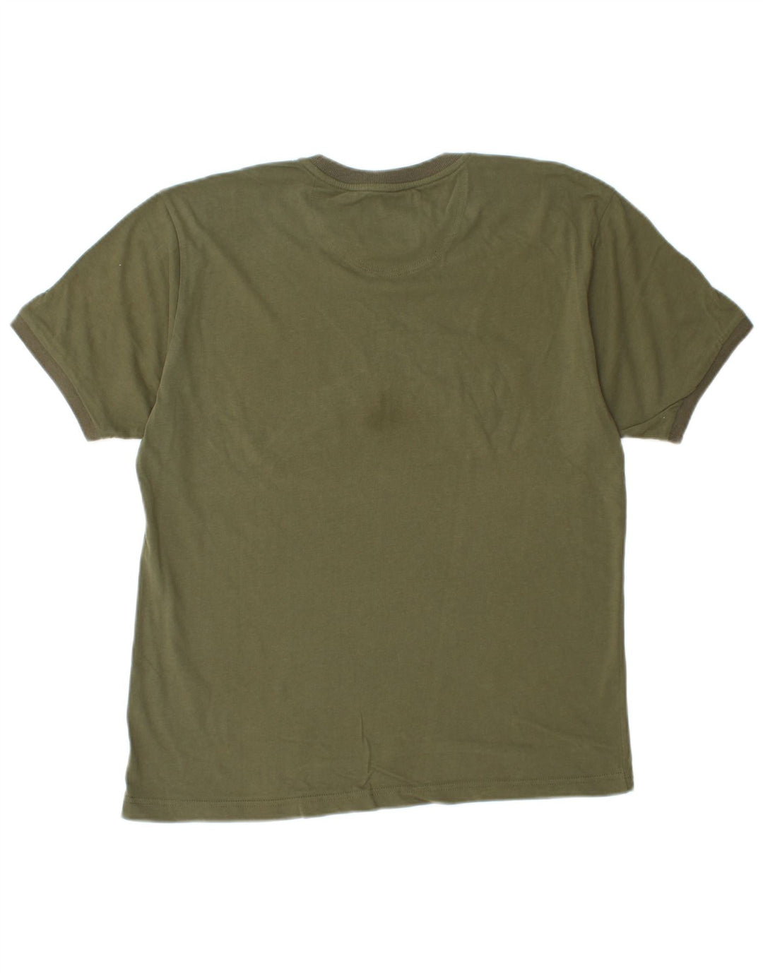 CHAMPION Mens Graphic T-Shirt Top Large Khaki Cotton