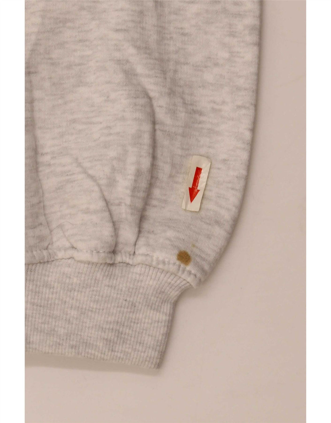 Zara Womens Crop Oversize Sweatshirt Jumper UK 10 Petit Gris Moucheté