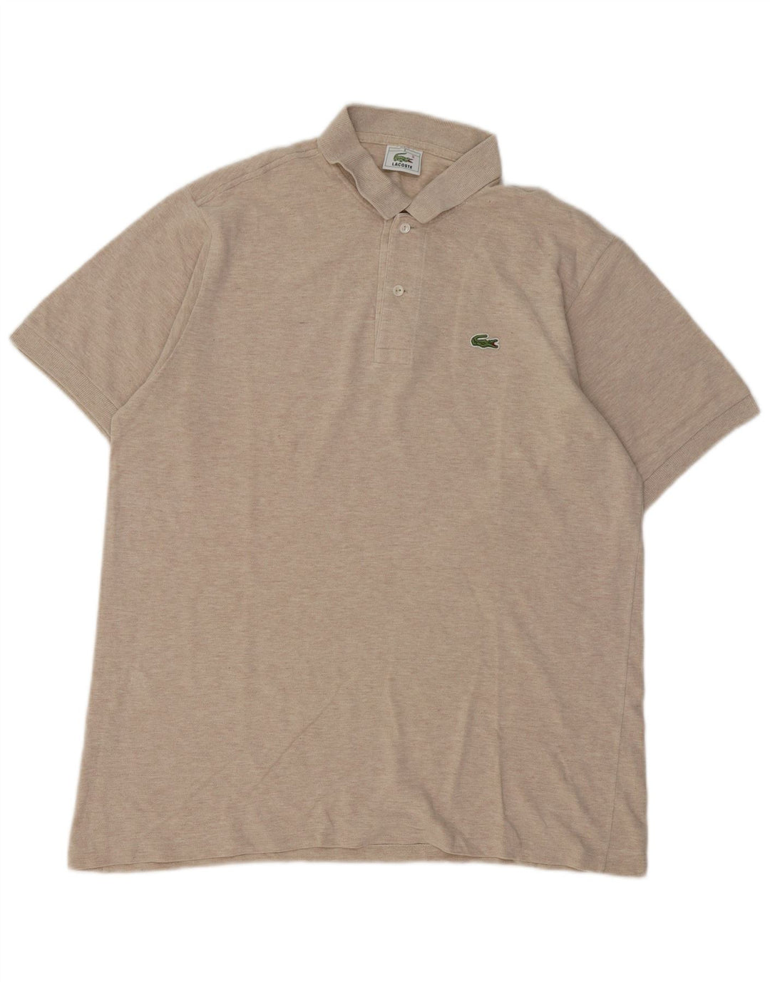 Lacoste Polo Homme Taille 6 XL Coton Beige