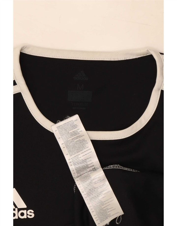 Adidas Hommes Climalite T-Shirt Haut Noir Colorblock Polyester