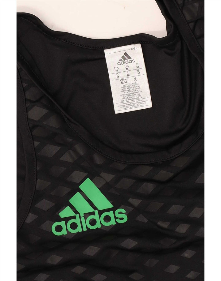Adidas Débardeur Graphique Homme Noir Moyen Argyle/Diamant Polyester