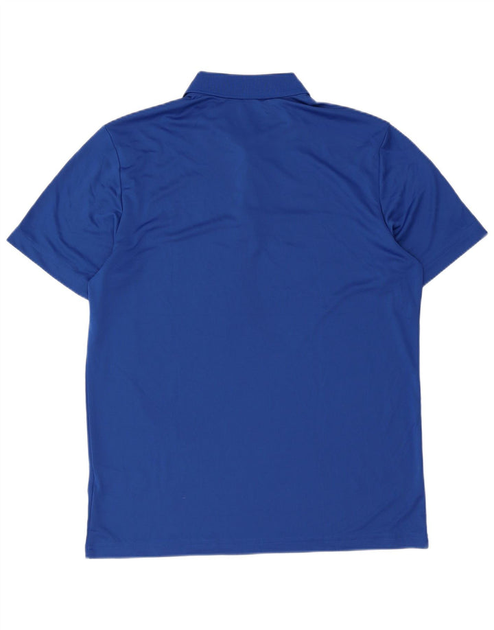 Adidas Polo Homme Bleu Moyen Polyester
