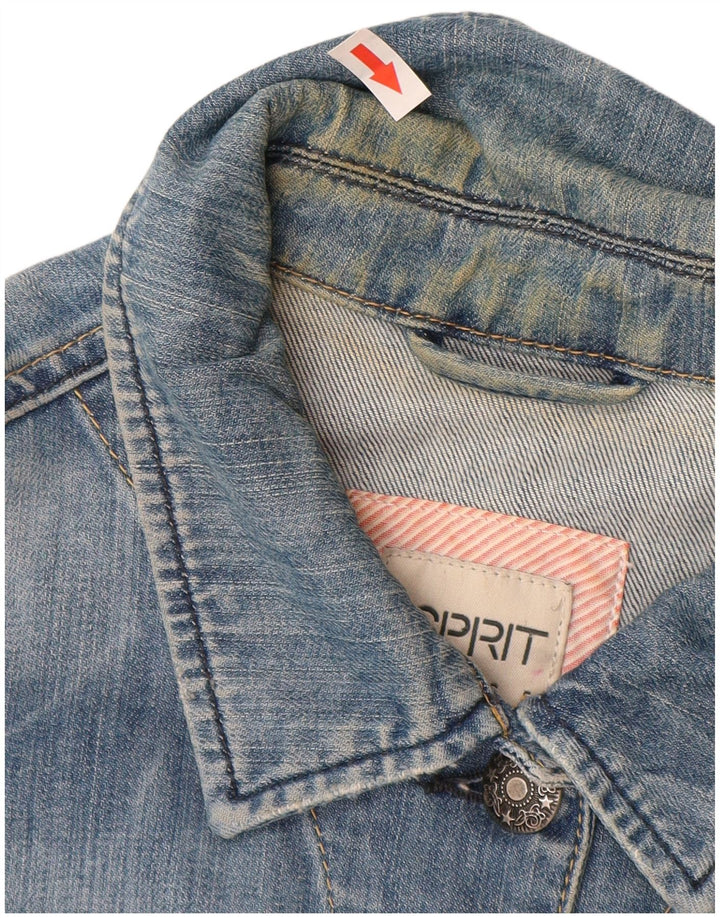 ESPRIT Veste en Jean Femme UK 20 2XL Bleu Coton