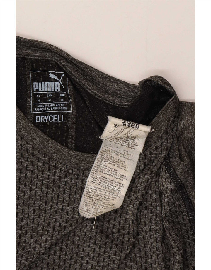 Puma T-Shirt Homme Gris Moyen Polyester