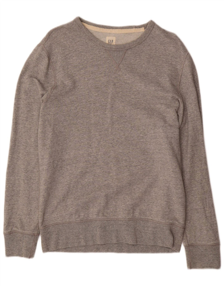 Gap Sweat-Shirt Homme Gris Moyen Moucheté Coton