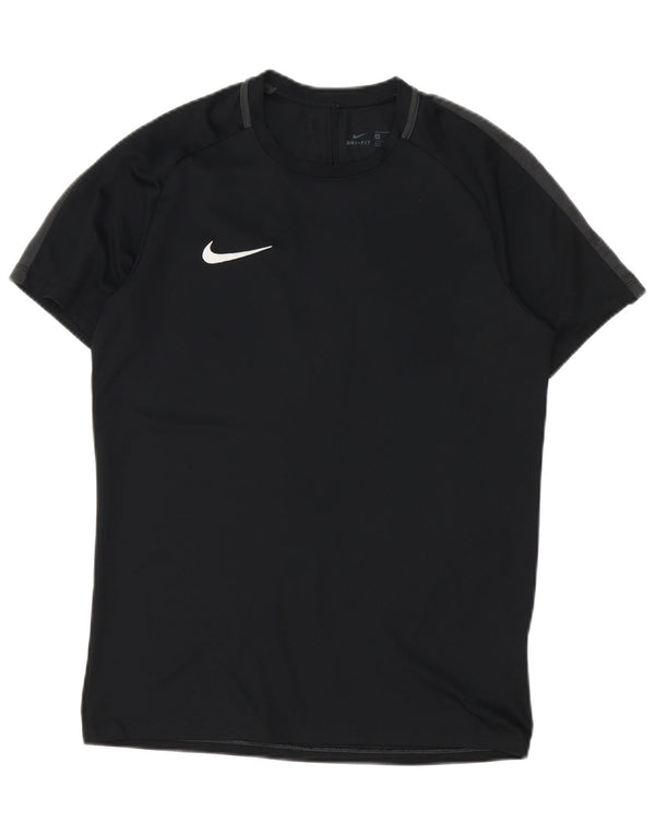 Nike Hommes Dri Fit T-Shirt Haut Noir Colorblock Polyester