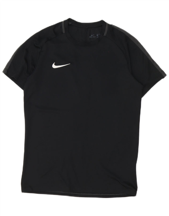 Nike Hommes Dri Fit T-Shirt Haut Noir Colorblock Polyester
