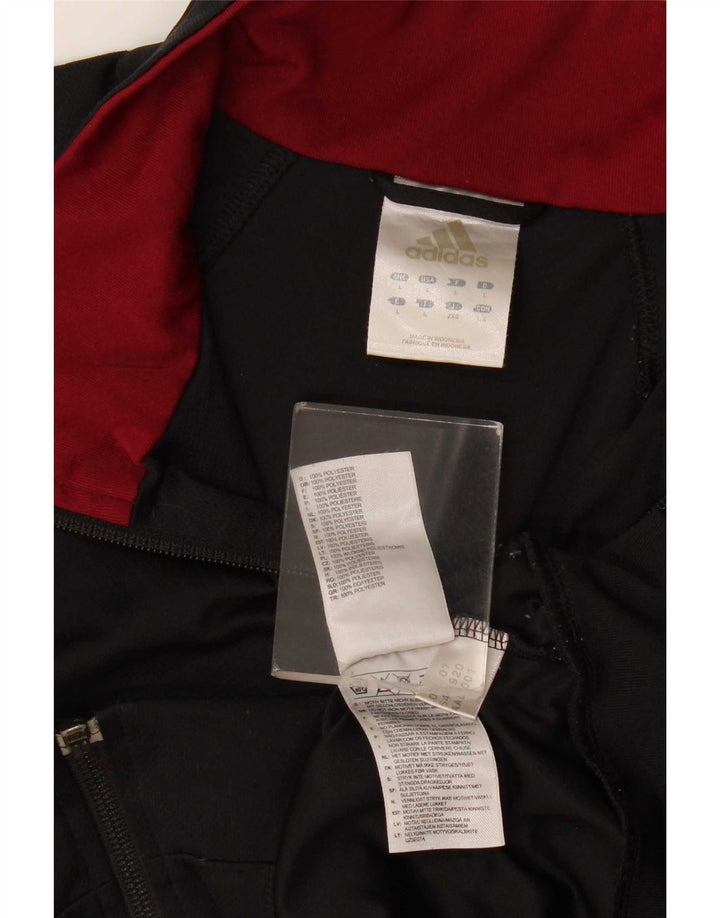 Adidas Veste de survêtement pour homme Large Noir Polyester