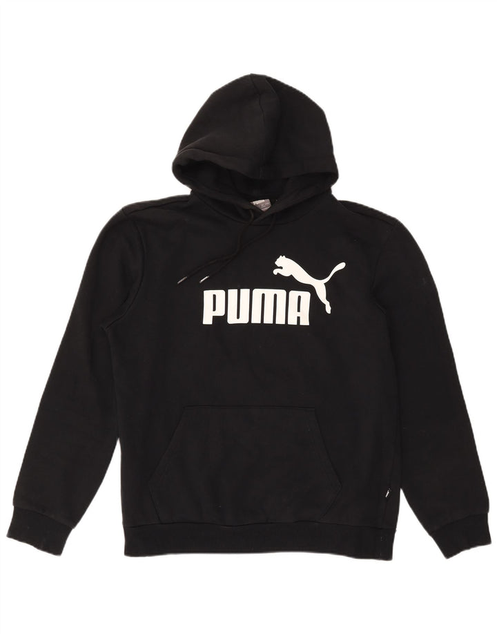 PUMA Sweat à Capuche Graphique Homme Noir Moyen Coton