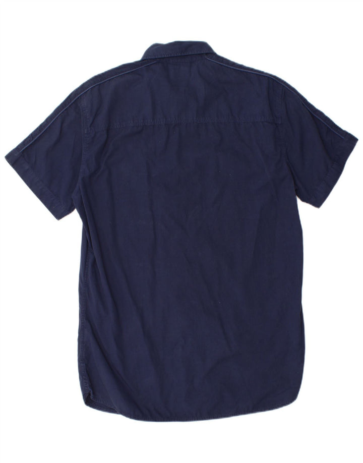 Chemise à Manches Courtes Homme North Sails Coton Bleu Marine Moyen