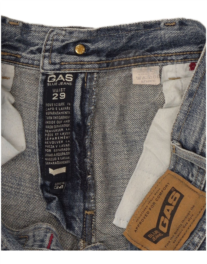 Gas Jean Bootcut Femme W29 L34 Bleu Coton
