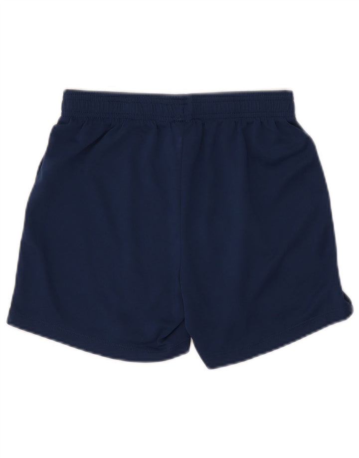 Umbro Short de Sport Garçon 9-10 ans Bleu Marine Moyen Polyester