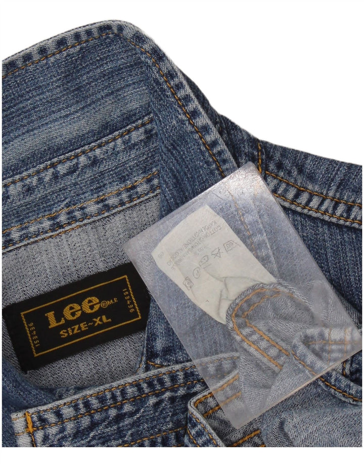 LEE Womens Denim Shirt UK 18 XL Blue Cotton