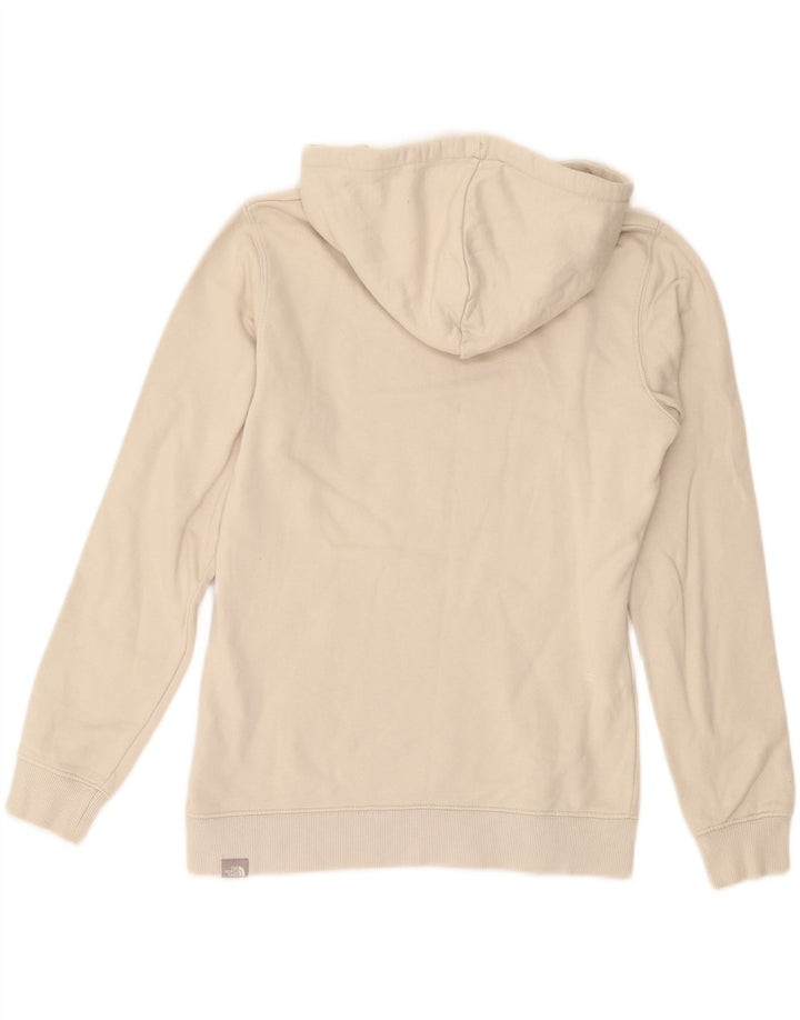 THE NORTH FACE Pull à capuche graphique pour femme UK 10 Petit coton blanc cassé