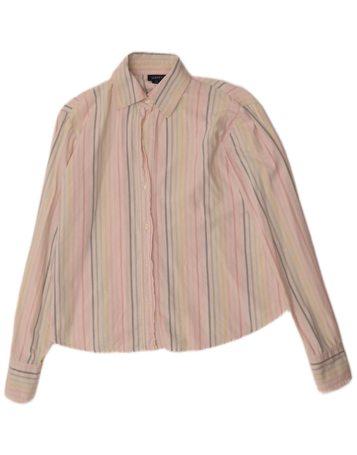 Gant Chemise surdimensionnée pour femme UK 10 Petit coton à fines rayures multicolores