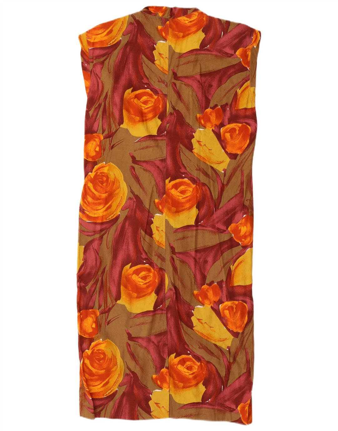 robe droite sans manches vintage pour femmes IT 44 Floral multicolore moyen