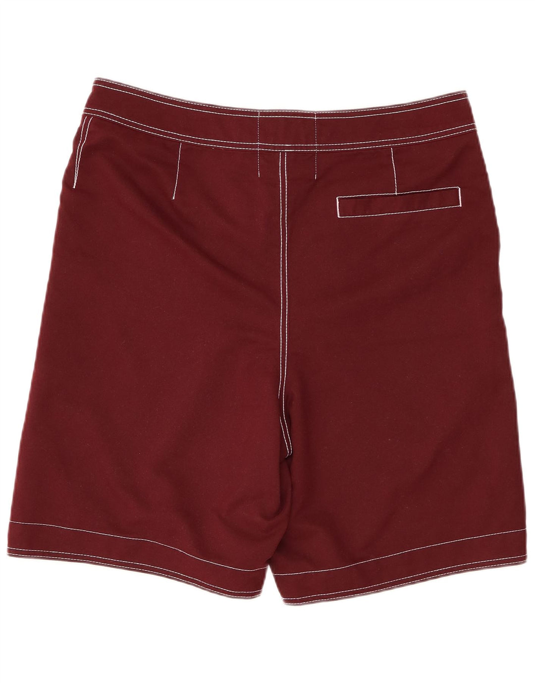 HOLLISTER Short de bain homme Polyester bordeaux moyen