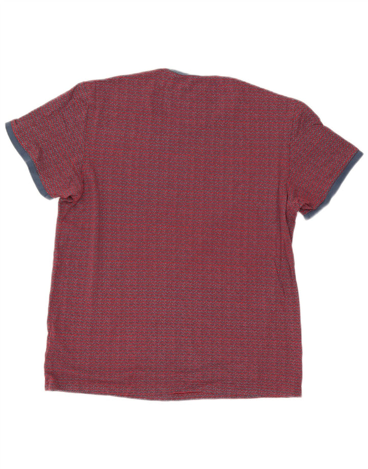 Penguin T-Shirt Homme Grand Chevron Rouge
