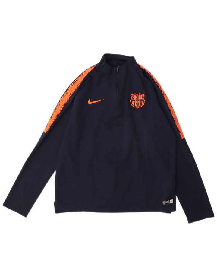 NIKE Haut de survêtement graphique pour garçon 13-14 ans Bleu marine Colourblock
