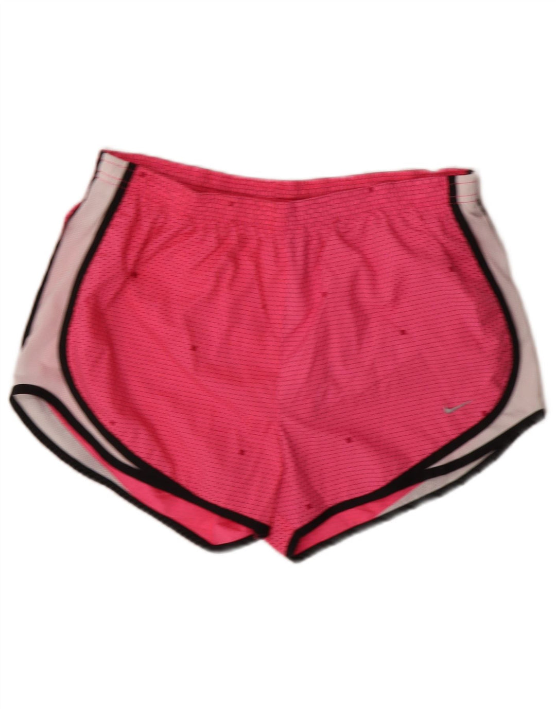 NIKE Short de sport Dri Fit pour femme UK 12/14 Rose moyen Colourblock