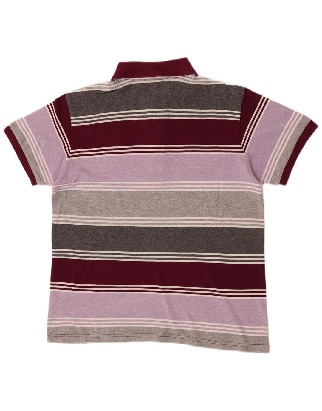 Kappa Polo Homme Large Coton Rayé Multicolore