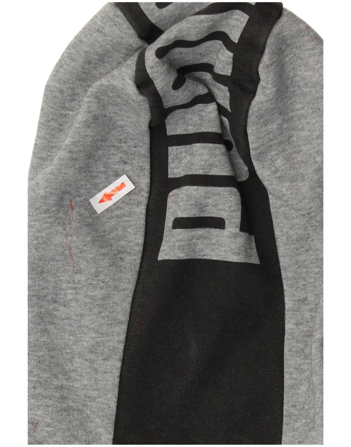 Puma Sweat à Capuche Graphique Zippé Homme XL Gris Coton