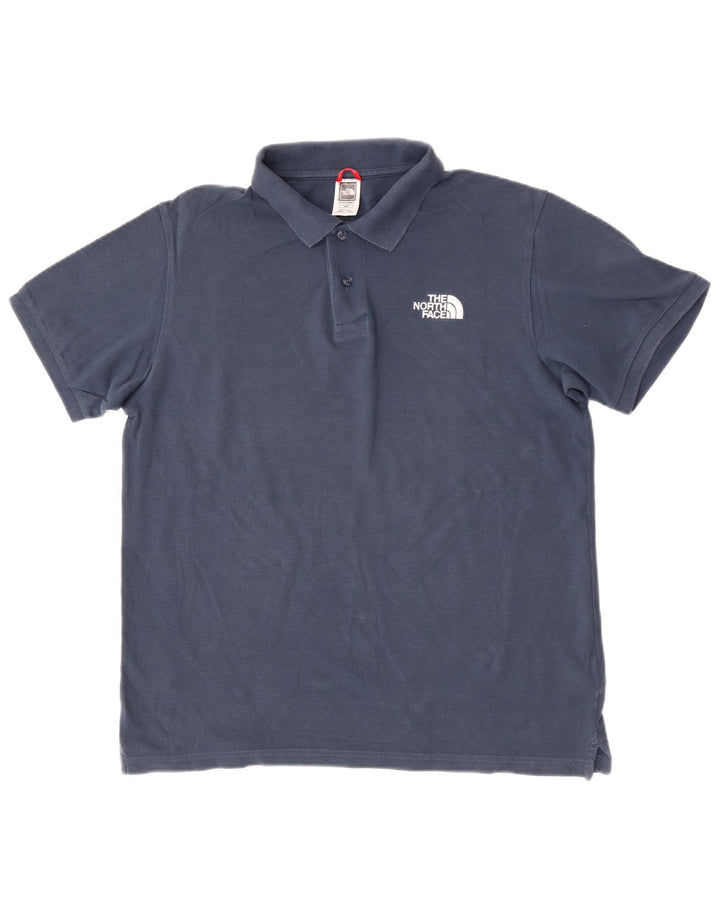 The North Face Polo Homme Bleu Marine Moyen