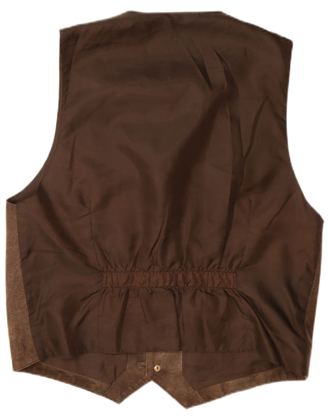 C&A Gilet en daim pour homme Grand cuir marron
