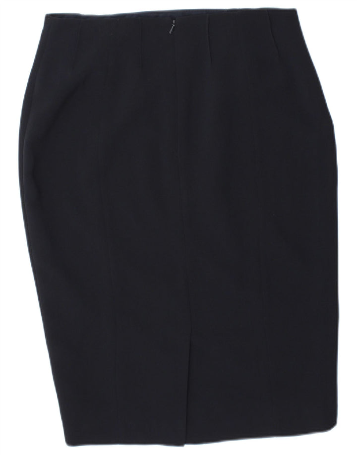 Hobbs Jupe crayon femme UK 10 Small W28 Bleu marine Polyester