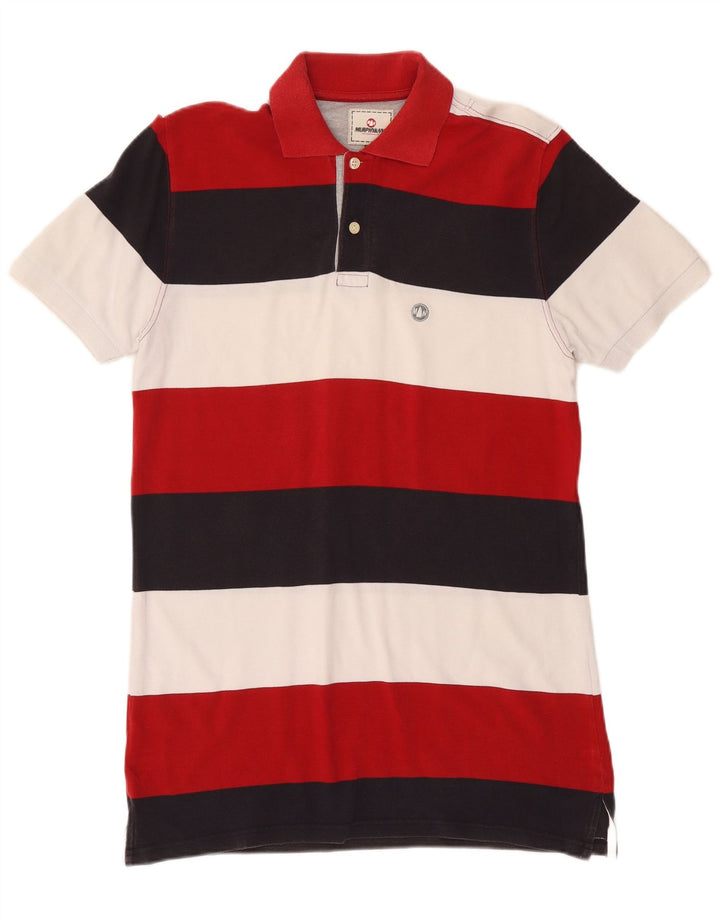 Murphy & Nye Polo Homme Coupe Regular Grand Coton Rayé Multicolore