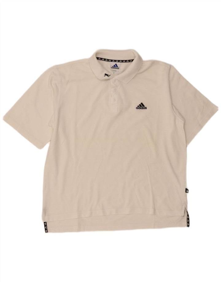 Adidas Polo Homme Grand Blanc Coton