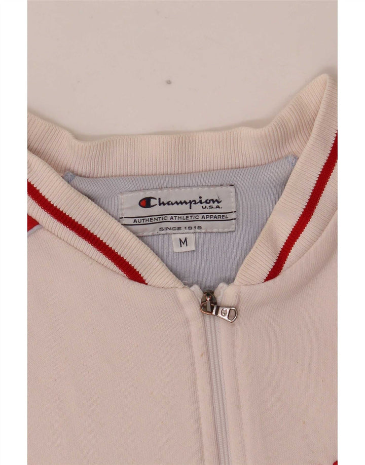 Champion Veste de survêtement Michigan pour femme UK 12 Medium Blanc