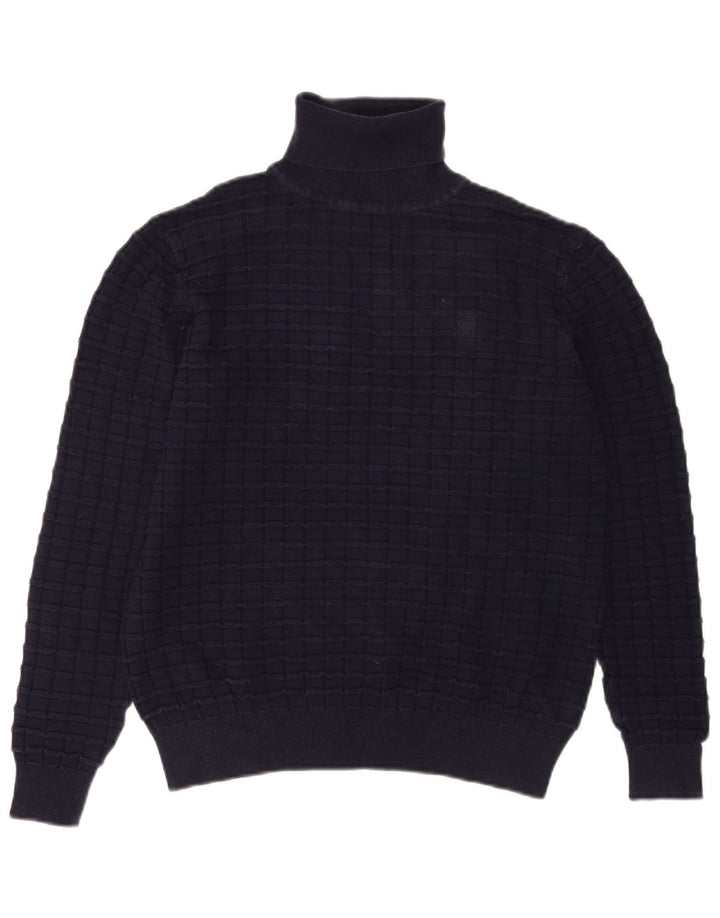 G-STAR Pull Col Roulé Homme Bleu Marine Moyen Coton