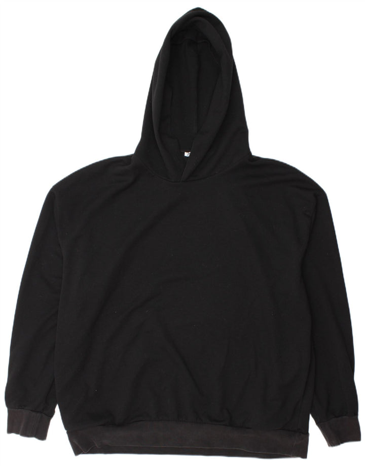 Zara Pull à capuche pour homme XL Noir
